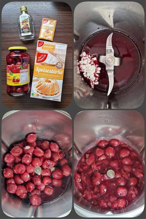 Zubereitungsschritte für Schoko-Kirsch-Müsli
