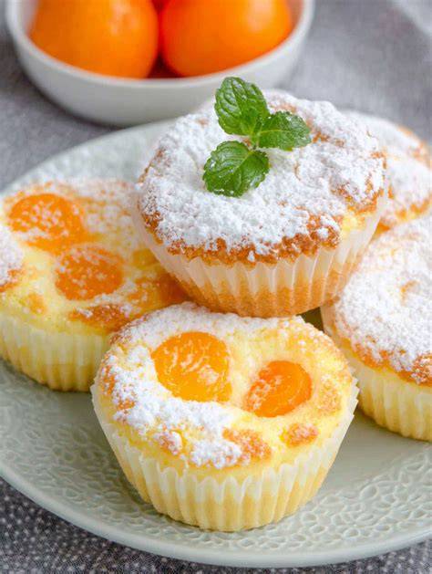 Zubereitungsschritte für glutenfreie Käsekuchen Muffins