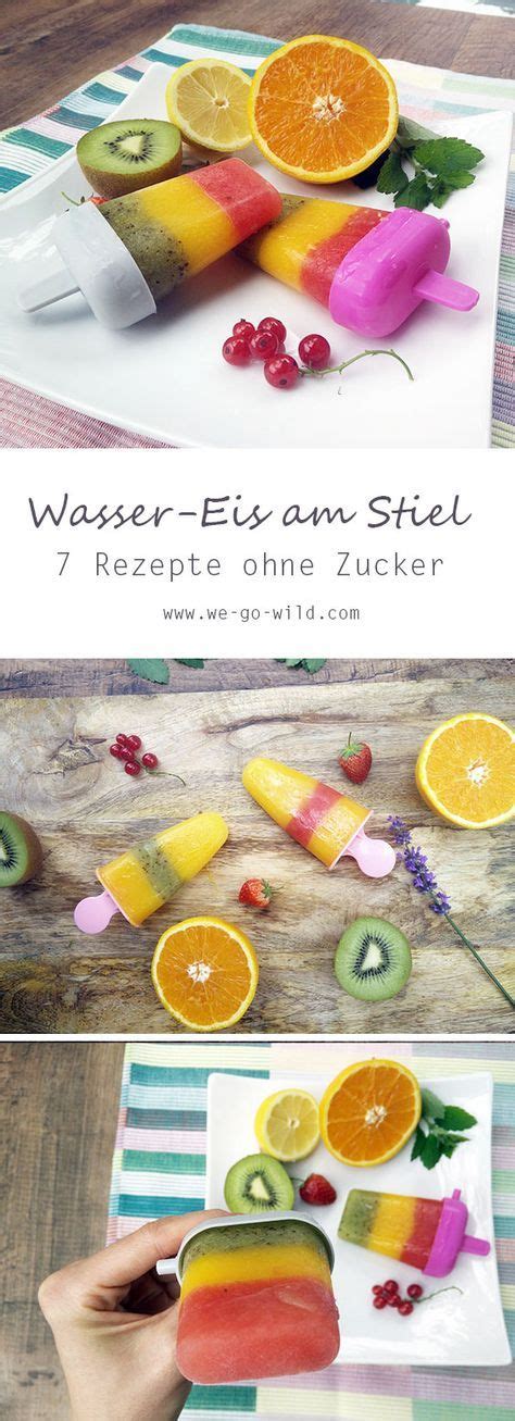 Zubereitungsschritte für selbstgemachtes Wassereis Schritt-für-Schritt