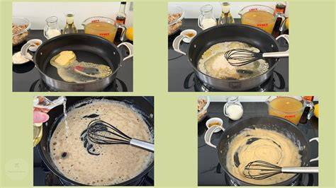 Zubereitungsschritte mit Schneebesen