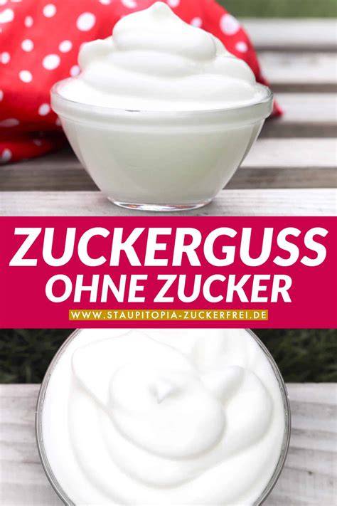 Zubereitungsschritte von Zuckerguss ohne Zucker