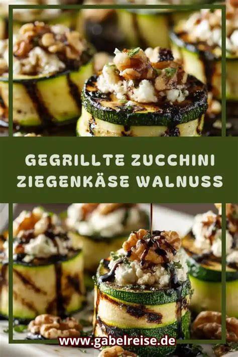 Zucchini, Ziegenkäse, Honig und mediterrane Kräuter im Überblick
