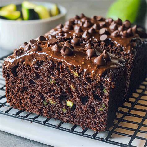 Zucchini-Kuchen in Aufbewahrung