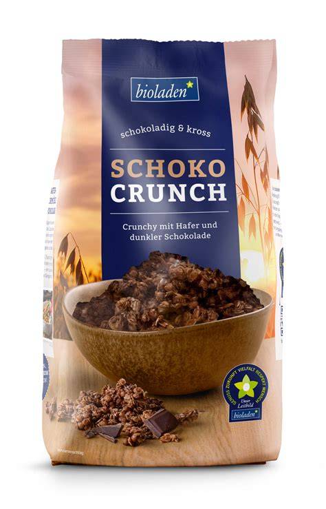 Zuckerarmer Schoko Crunch mit Kakao Flakes