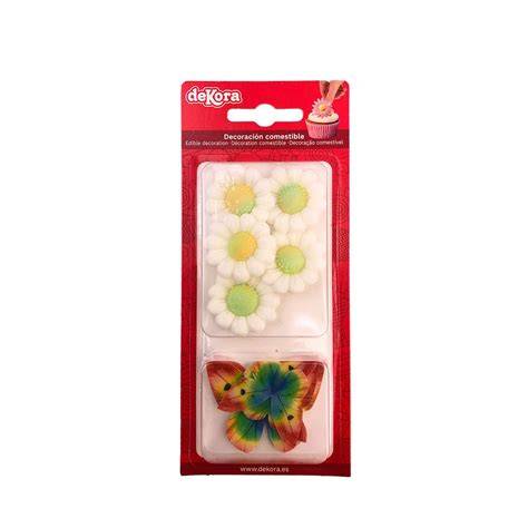 Zuckerblumen und Seidenblumen als tortensichere Alternativen