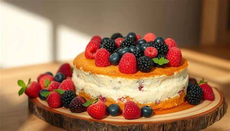 Zuckerfreie Macadamia-Mousse angerichtet