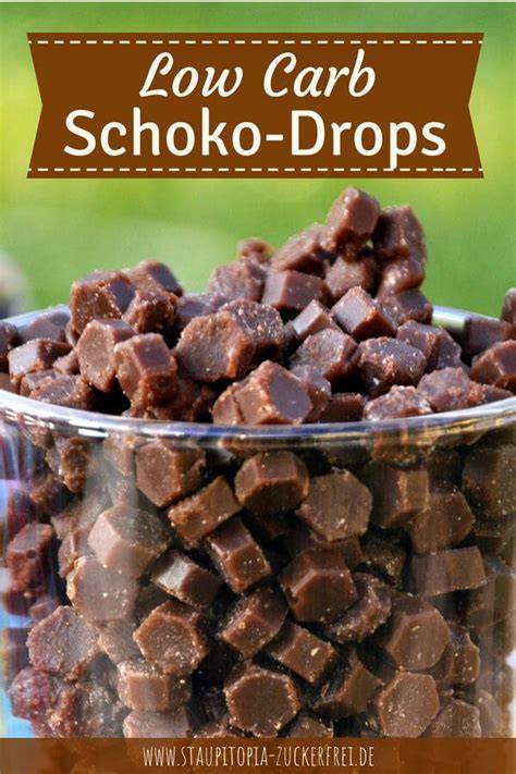 Zuckerfreie Schoko-Drops und Backzutaten