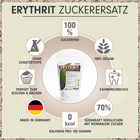 Zuckerfreie Zutaten: Erythrit, Mandelmehl, natürliche Süßstoffe