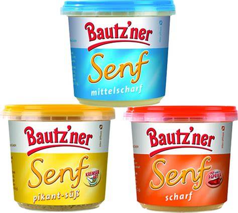 Zuckergehalt in Bautzner Senf - Infografik