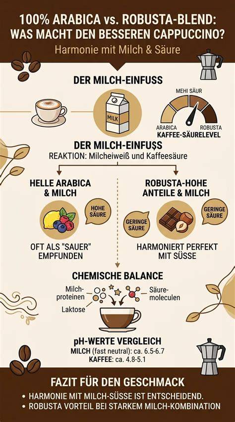 Zuckergehalt in Cappuccino - Infografik