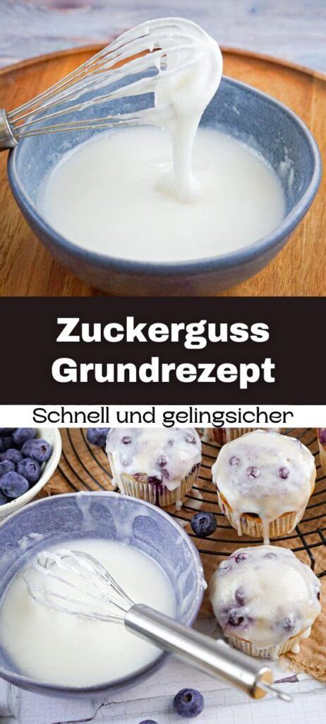 Zuckerguss Grundrezept und Konsistenz