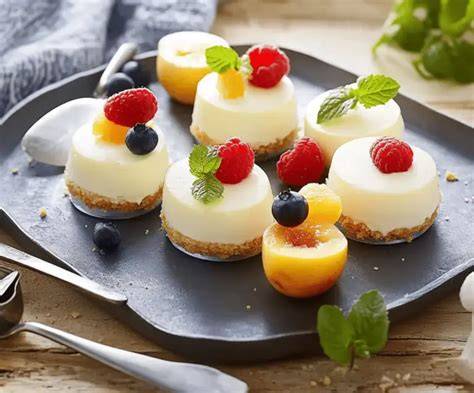 Zuckerguss und Obst als schnelle Kuchenrettung