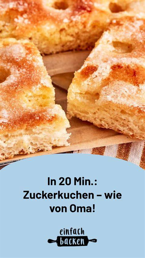 Zuckerkuchen wie von Oma