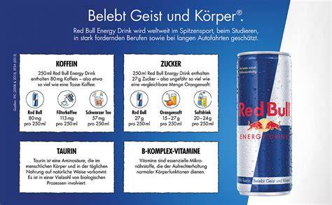 Zuckermenge in Red Bull im Vergleich zu anderen Produkten