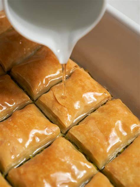 Zuckersirup-Zubereitung für Baklava
