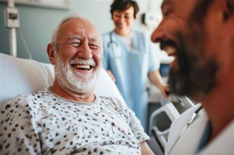 Zufriedene Patienten nach Behandlung