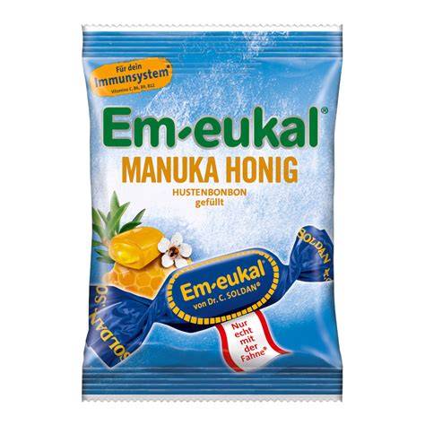 Zusammensetzung typischer Manuka Honig Bonbons