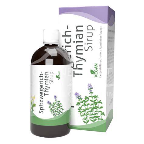 Zusatzstoffe im Zwiebelsaft: Thymian, Spitzwegerich, Ingwer