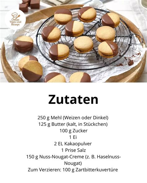 Zutaten: Mehl, Haselnüsse, Butter, Nougat und Schokolade