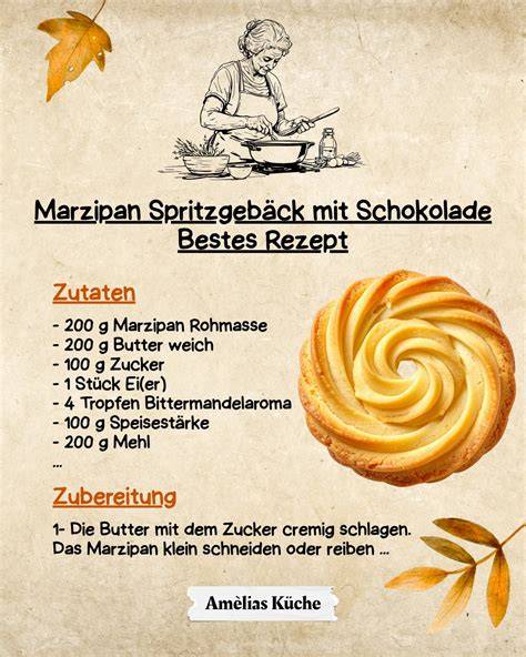 Zutatenübersicht: Marzipan, Zitrone, Butter, Zucker, Mehl, Stärke, Kuvertüre