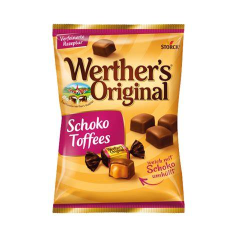 Zutatenübersicht Werthers Original Schoko Toffees