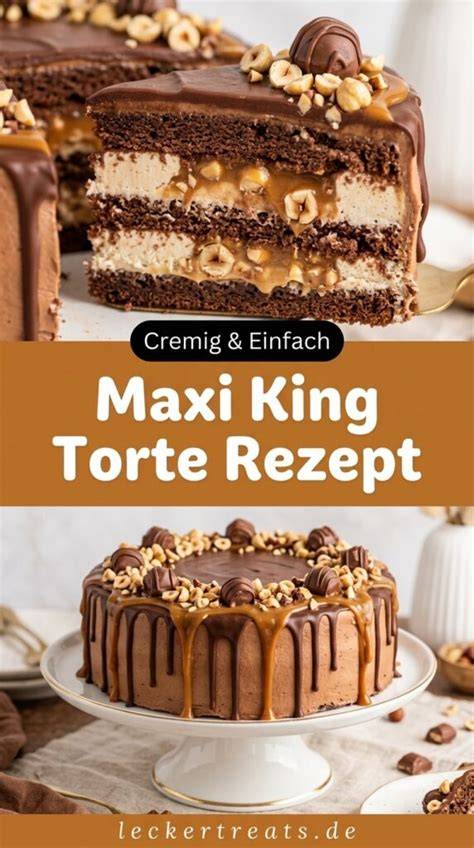 Zutatenübersicht aller Komponenten der Maxi King Torte