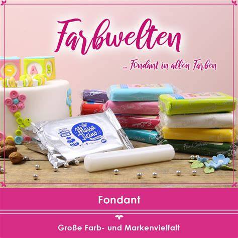 Zutatenübersicht für Fondant und CMC-Kleber