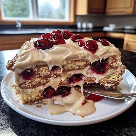 Zutatenübersicht für die Nougat-Kirsch-Torte