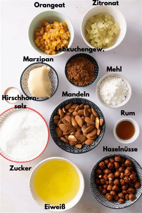 Zutaten Elisenlebkuchen