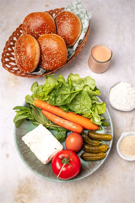Zutaten Halloumi-Burger
