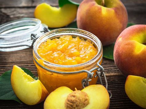 Zutaten Holunder Pfirsich Marmelade mit verschiedenen Zuckerarten