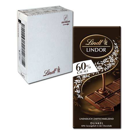 Zutaten Lindt Lindor Dunkel (Infografik)