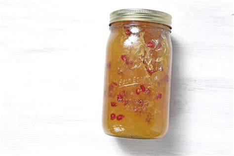 Zutaten Tisch für Buddhas Hand Marmelade
