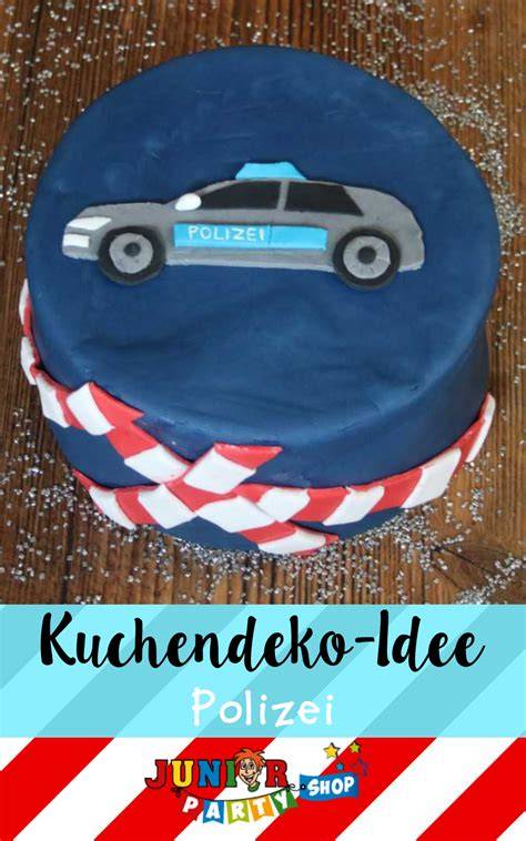 Zutaten der Polizei Torte und Varianten