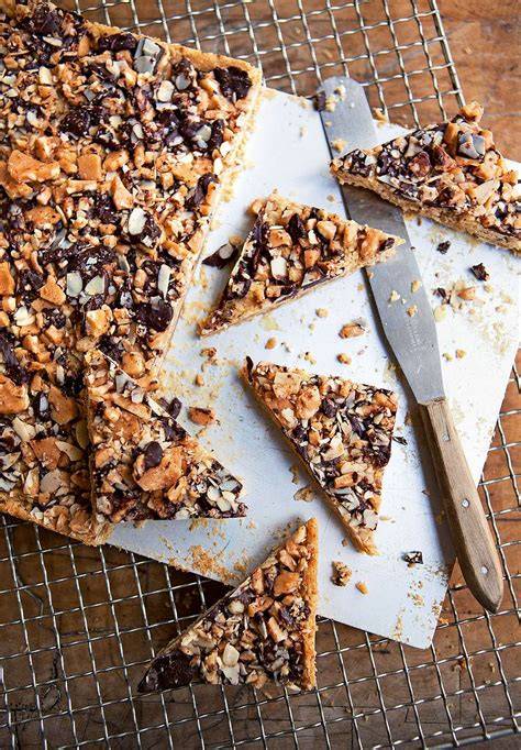 Zutaten des Heath Bars: Milchschokolade, Toffee mit Mandeln
