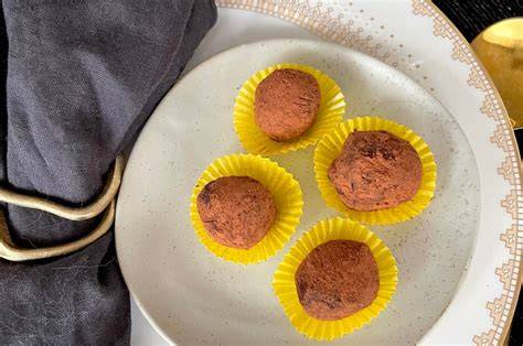 Zutaten einer Trüffelpraline