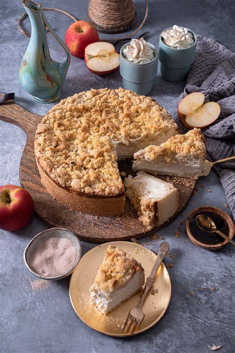 Zutaten für Apfel Eierlikör Käsekuchen auf einen Blick