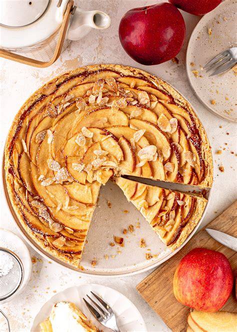Zutaten für Apfel Marzipan Mandelkuchen: Marzipan, Äpfel, Mandeln