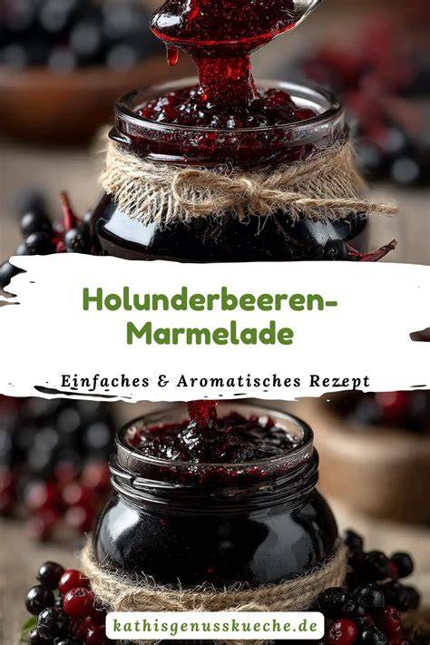 Zutaten für Holunderbeeren Marmelade