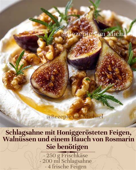Zutaten für Honig Feigen Senf mit Frischkäse