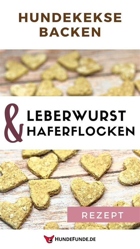 Zutaten für Hundekekse mit Leberwurst und Haferflocken