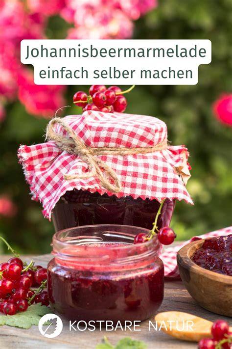 Zutaten für Johannisbeermarmelade