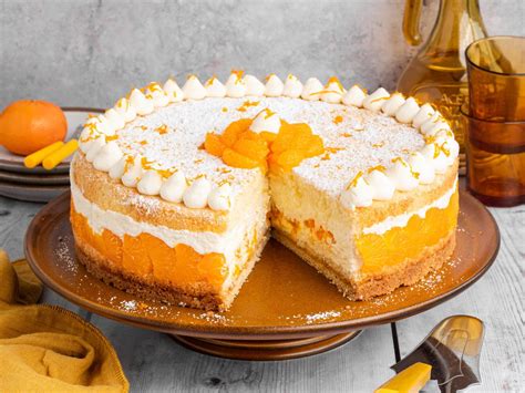 Zutaten für Käse-Sahne-Torte mit Mandarinen