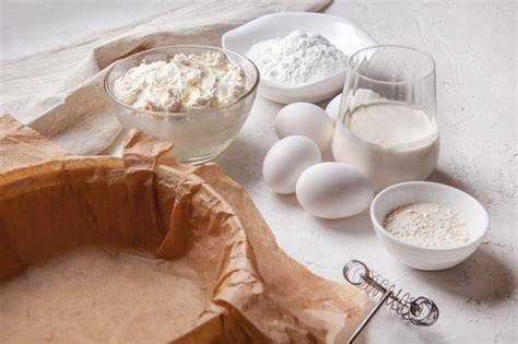 Zutaten für Käsekuchenlikör - abgewogen und vorbereitet