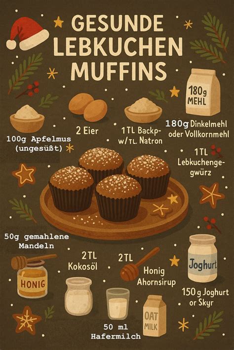 Zutaten für Lebkuchen-Muffins: Gewürze, Honig, Mehl, Mandeln und Schokolade