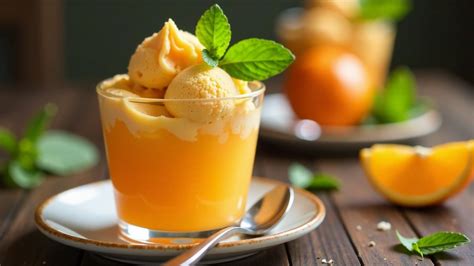 Zutaten für Mandarinen-Eis