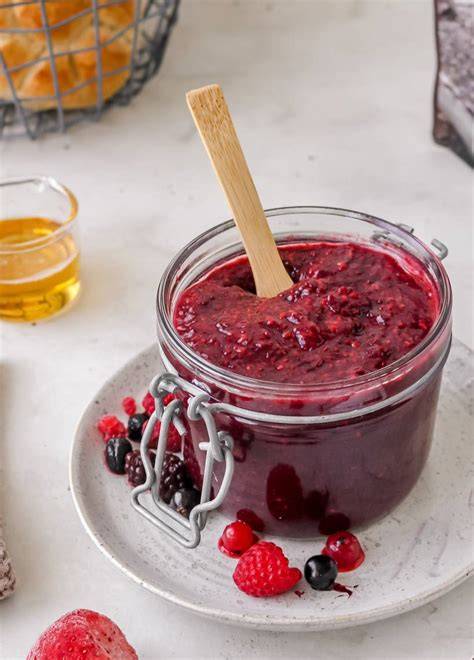 Zutaten für Marmelade ohne Gelierzucker