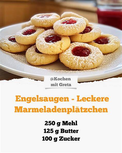 Zutaten für Marmeladenplätzchen (Mehl, Butter, Zucker, Ei, Marmelade)