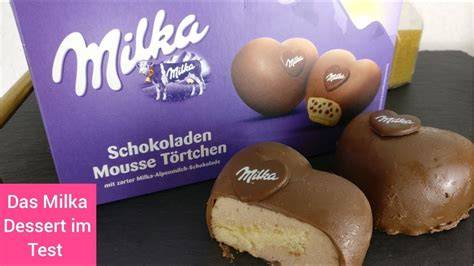 Zutaten für Milka Schokoladen Mousse Törtchen: Aufteilung als Infografik