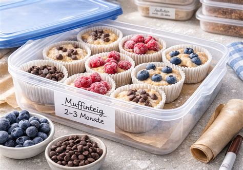 Zutaten für Muffinteig und Deko